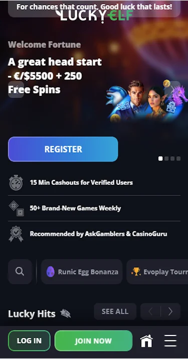 Lucky Elf Casino Online